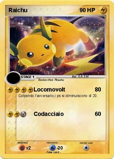 Pokemon Raichu