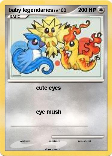 Pokemon baby legendaries