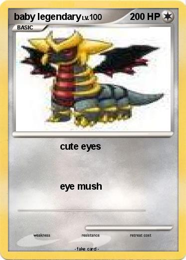Pokemon baby legendary