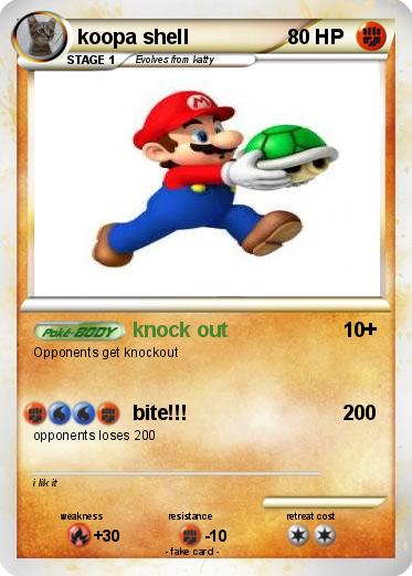 Pokemon koopa shell