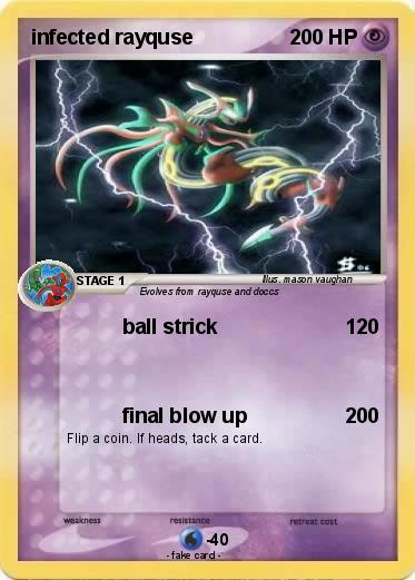 Pokemon infected rayquse