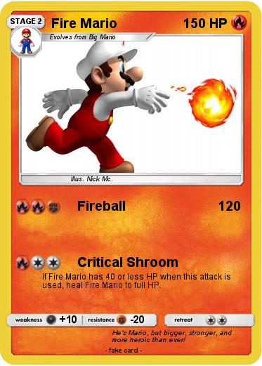 Pokemon Fire Mario
