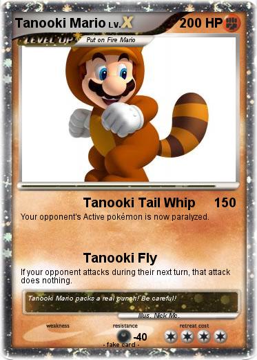 Pokemon Tanooki Mario