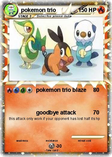 Pokemon pokemon trio