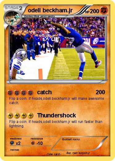 Pokemon odell beckham.jr