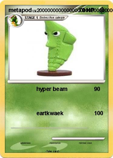 Pokemon metapod