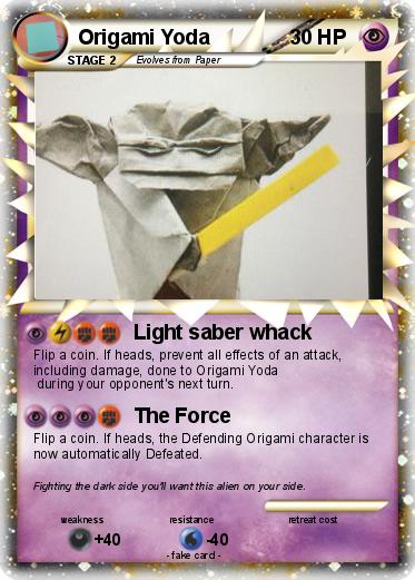 Pokemon Origami Yoda