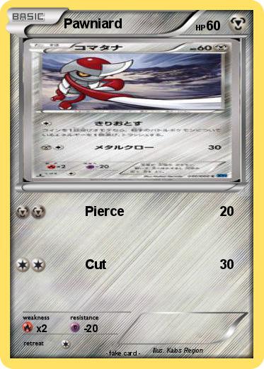 Pokemon Pawniard
