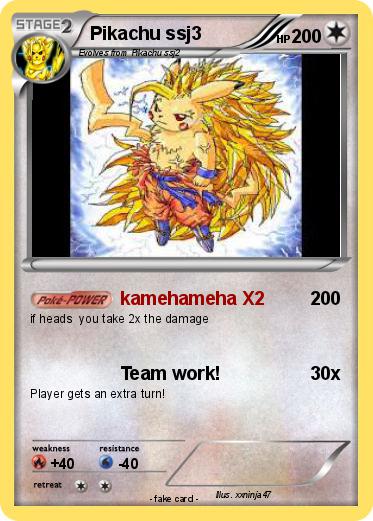 Pokemon Pikachu ssj3