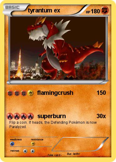 Pokemon tyrantum ex