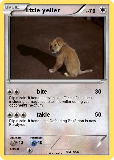 Pokemon little yeller