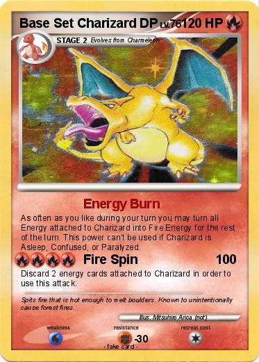 Pokemon Base Set Charizard DP