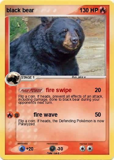 Pokemon black bear