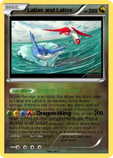 Pokemon Latias and Latios