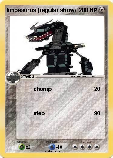 Pokemon limosaurus (regular show)