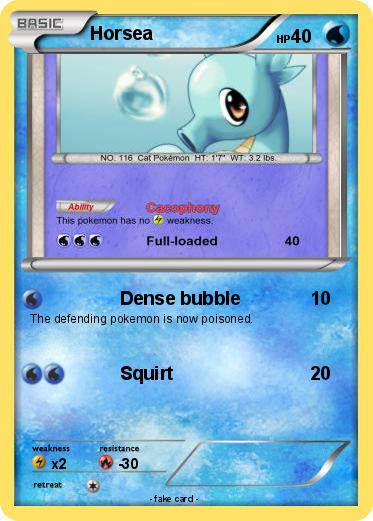 Pokemon Horsea