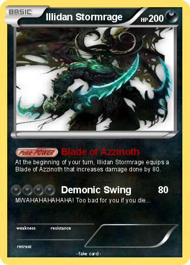 Pokemon Illidan Stormrage