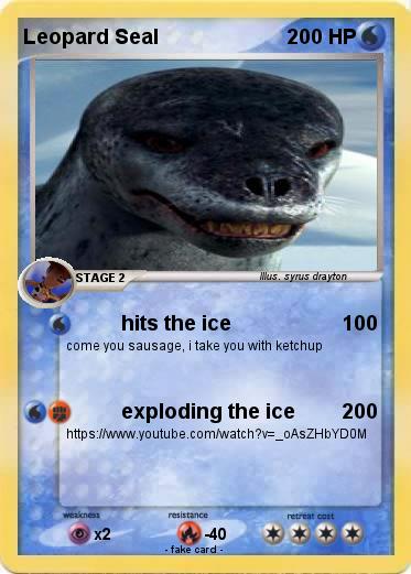 Pokemon Leopard Seal