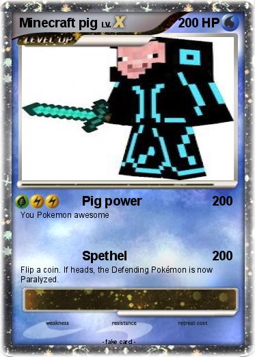 Pokemon Minecraft pig