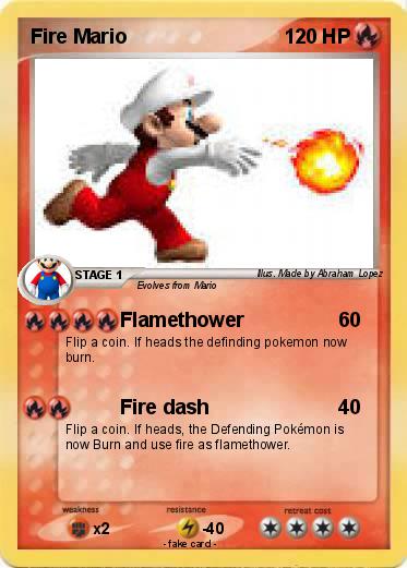 Pokemon Fire Mario