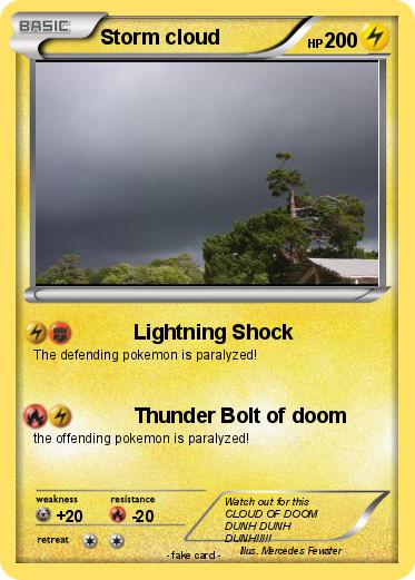 Pokemon Storm cloud