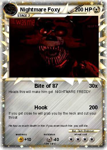 Pokemon Nightmare Foxy