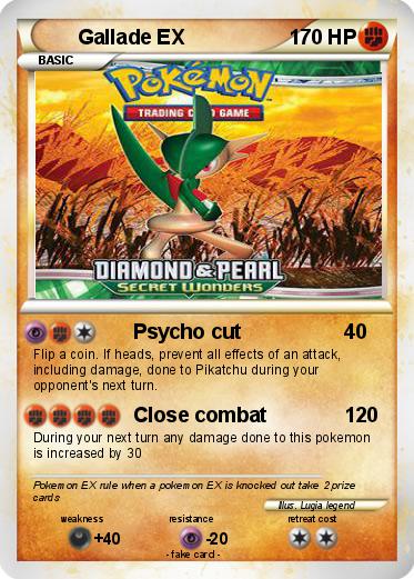 Pokemon Gallade EX