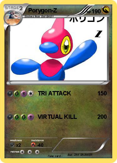 Pokemon Porygon-Z