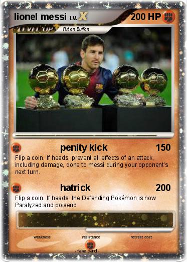 Pokemon lionel messi