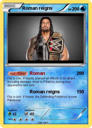 Pokemon Roman reigns