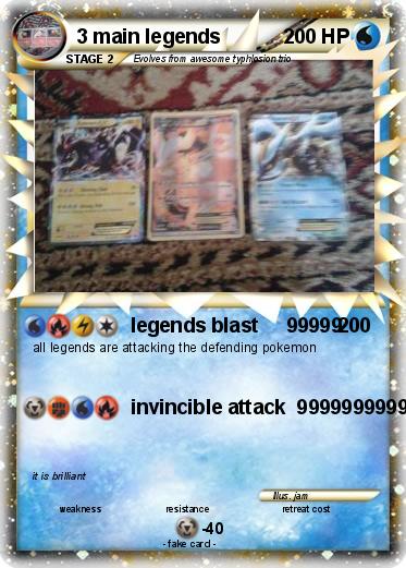 Pokemon 3 main legends