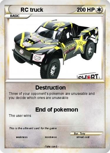 Pokemon RC truck
