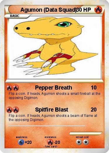 Pokemon Agumon (Data Squad)