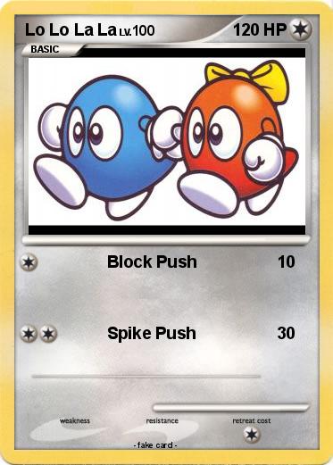 Pokemon Lo Lo La La