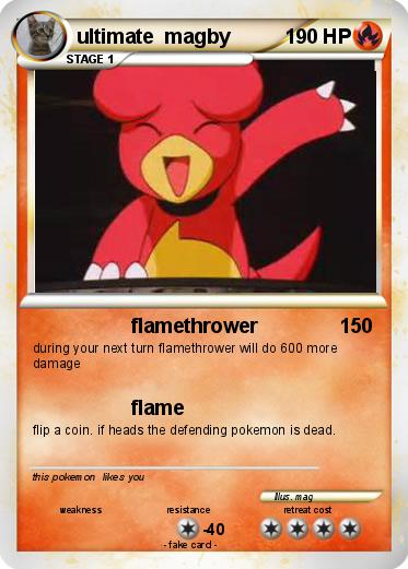 Pokemon ultimate  magby