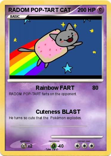 Pokemon RADOM POP-TART CAT