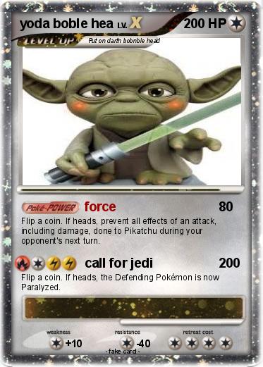 Pokemon yoda boble hea
