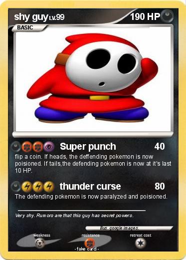 Pokemon shy guy