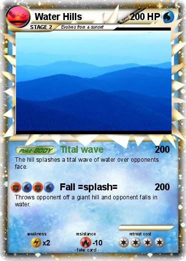 Pokemon Water Hills