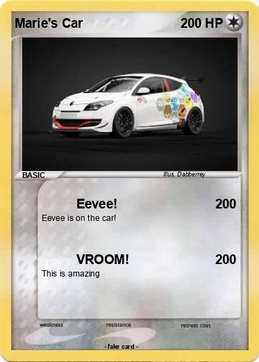 Pokemon Marie's Car