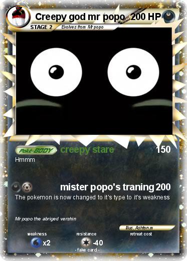 Pokemon Creepy god mr popo