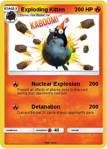 Pokemon Exploding Kitten