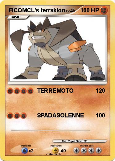 Pokemon FICOMCL's terrakion