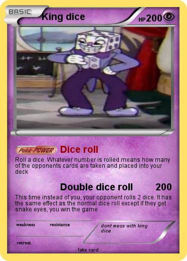 Pokemon King dice