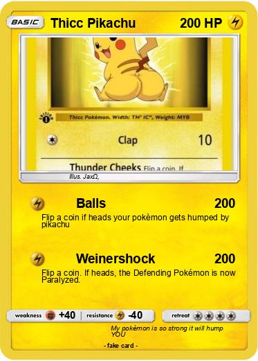 Pokemon Thicc Pikachu