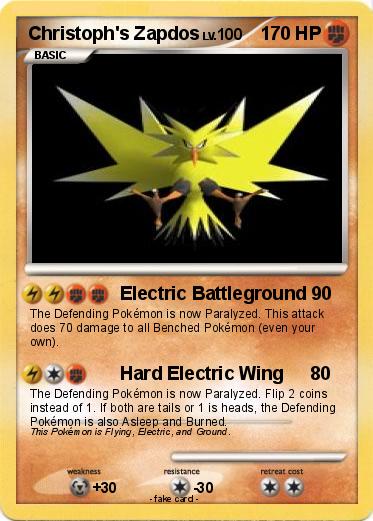 Pokemon Christoph's Zapdos