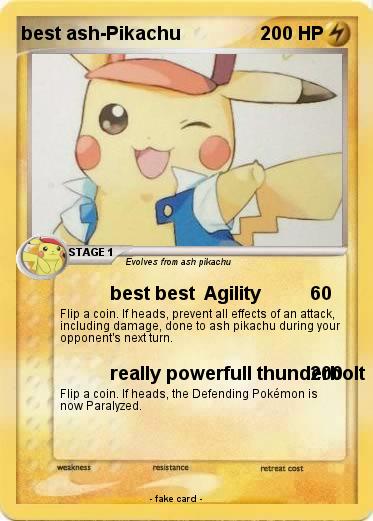 Pokemon best ash-Pikachu