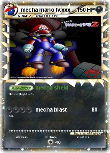 Pokemon mecha mario lv.xxx