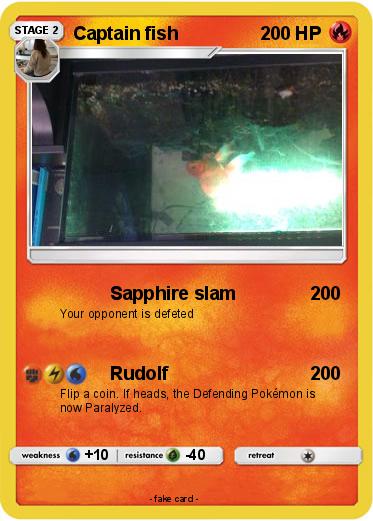 Pokemon Captain fish