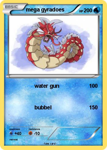 Pokemon mega gyradoes